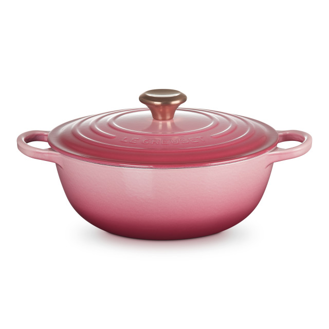 Le Creuset Berry Signature Cast Iron Soup Pot, 26cm angle