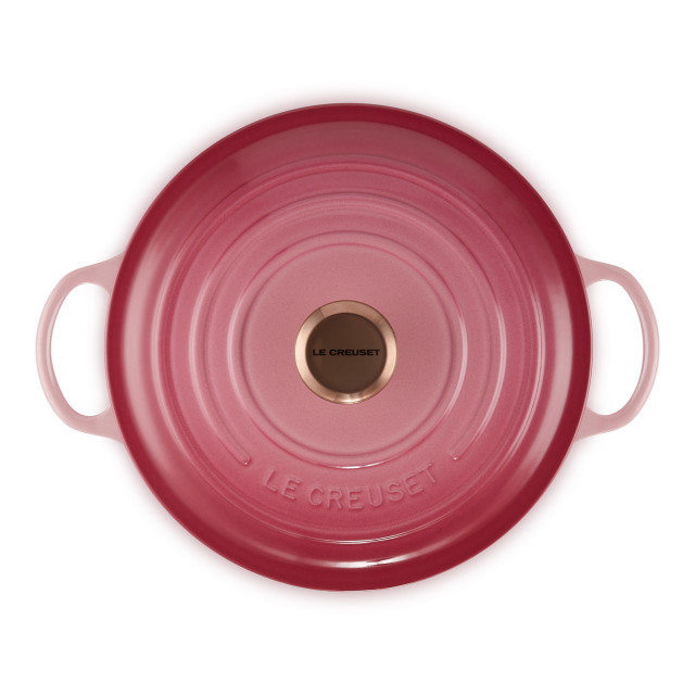 Le Creuset Berry Signature Cast Iron Soup Pot, 26cm angle