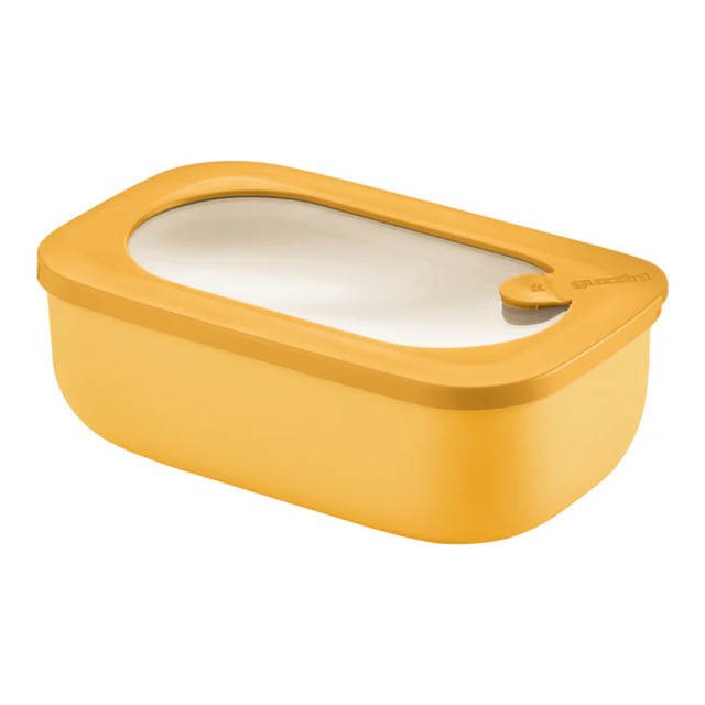 Guzzini Eco Store & More Rectangular Container, 900ml - Mango Yellow