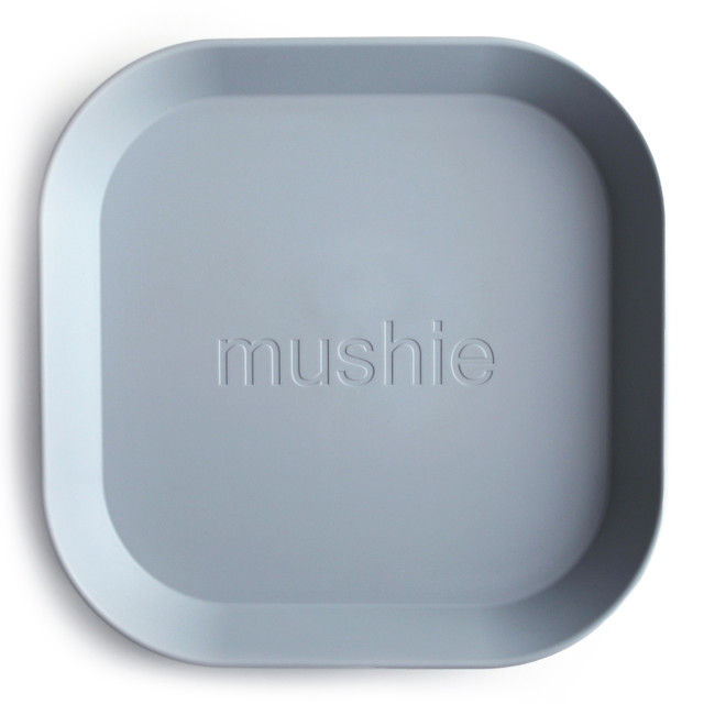 Mushie Square Dinner Plate - Cloud