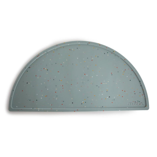 Mushie Silicone Placemat - Cambridge Blue Confetti
