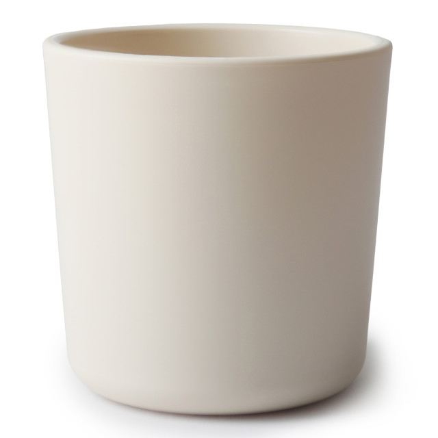 Mushie Baby Cups, Set of 2 - Ivory angle