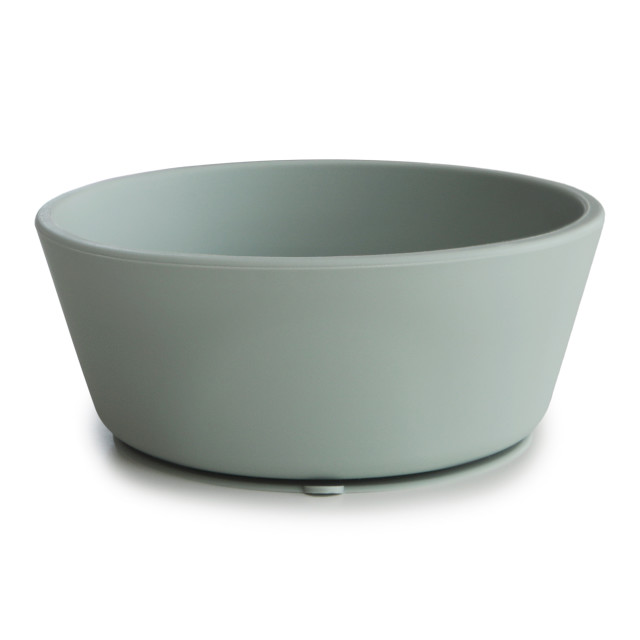 Mushie Silicone Suction Bowl, 280ml - Cambridge Blue