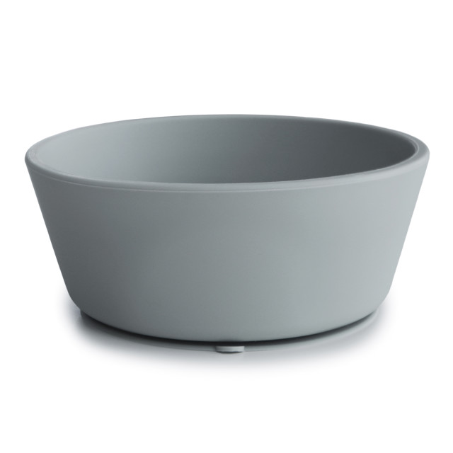 Mushie Silicone Suction Bowl, 280ml - Stone