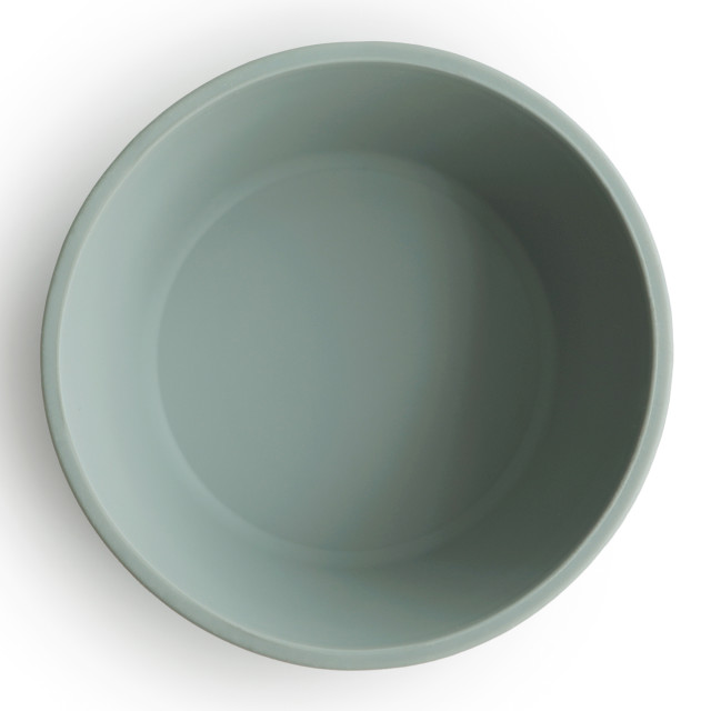 Mushie Silicone Suction Bowl, 280ml - Cambridge Blue angle