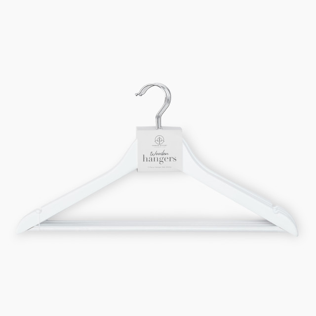 Thread Office White Hangers, Set of 5