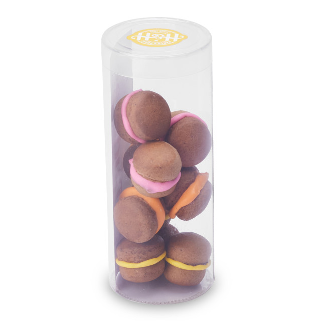 Harck & Heart Buddies Rainbow Gingerbread Biscuit Bites, 110g back view