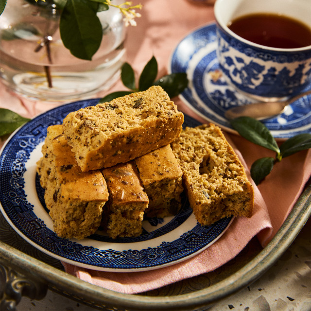 Delish Sisters Pecan & Seed Rusks, 400g on the table