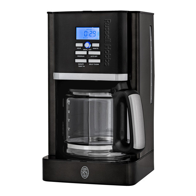 Russell Hobbs Nexus Stainless Steel Digital Coffee Maker, 1.8L - Black