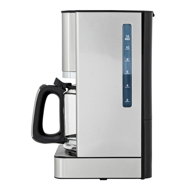 Russell Hobbs Nexus Stainless Steel Digital Coffee Maker, 1.8L - Silver angle