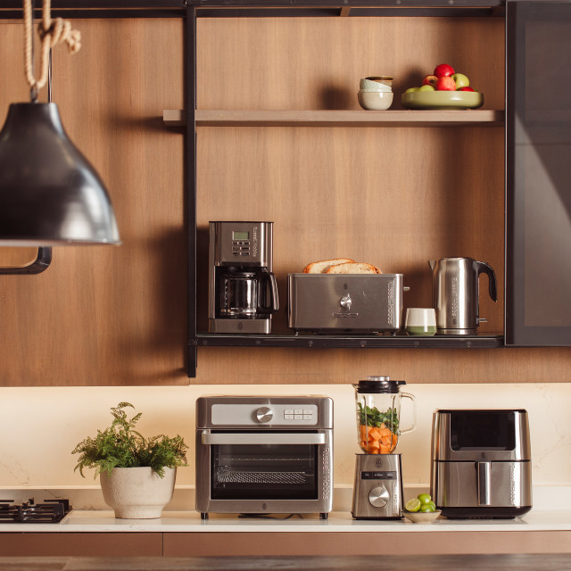 Russell Hobbs Nexus Stainless Steel Digital Coffee Maker, 1.8L - Silver