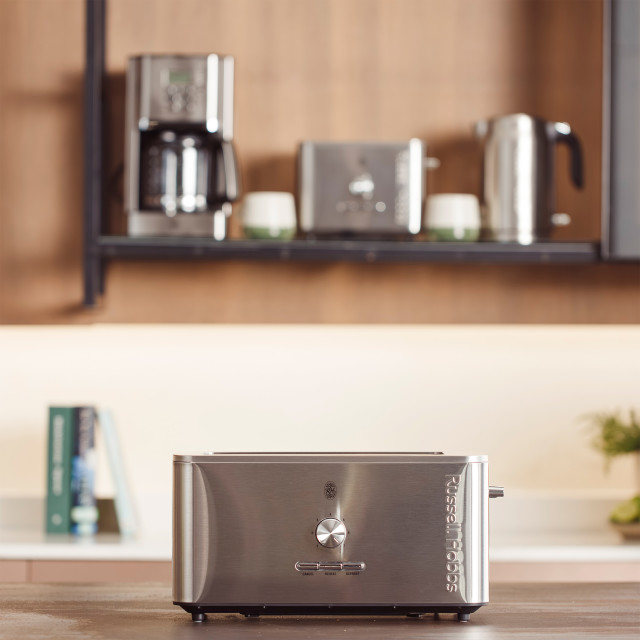 Russell Hobbs Nexus Stainless Steel 4-Slice Toaster - Silver