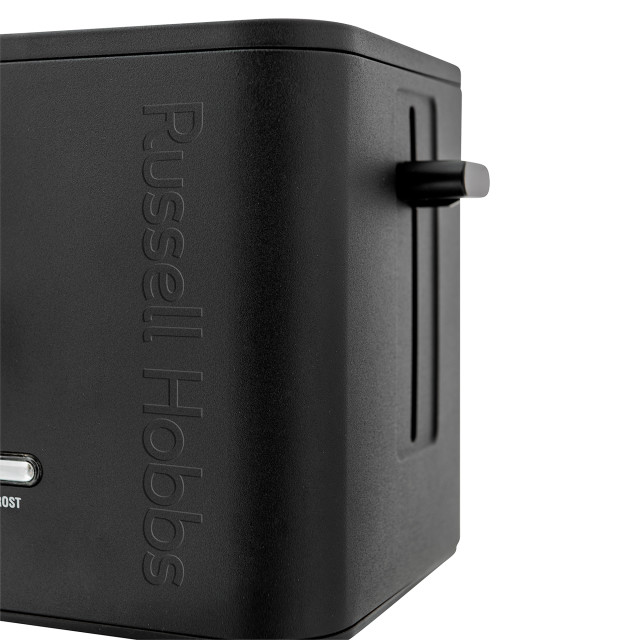 Russell Hobbs Nexus Stainless Steel 2-Slice Toaster - Black detail
