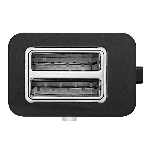 Russell Hobbs Nexus Stainless Steel 2-Slice Toaster - Black angle