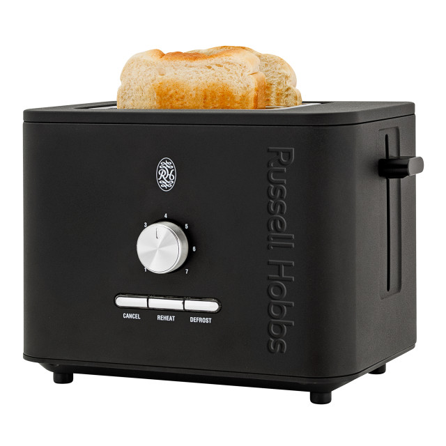 Russell Hobbs Nexus Stainless Steel 2-Slice Toaster - Black