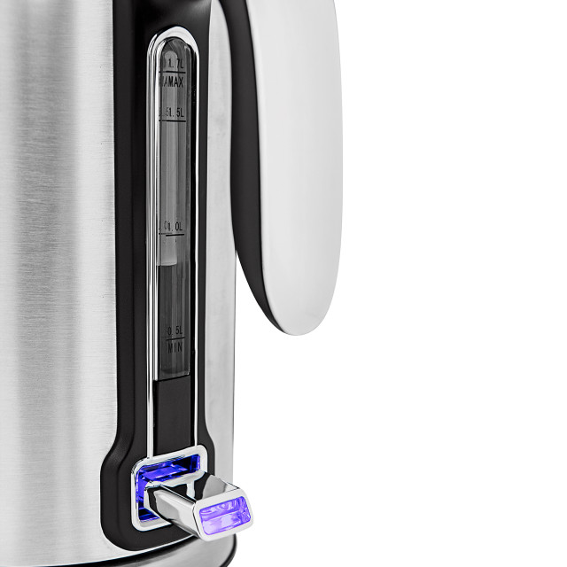 Russell Hobbs Nexus Stainless Steel Cordless Kettle, 1.7L - Silver detail