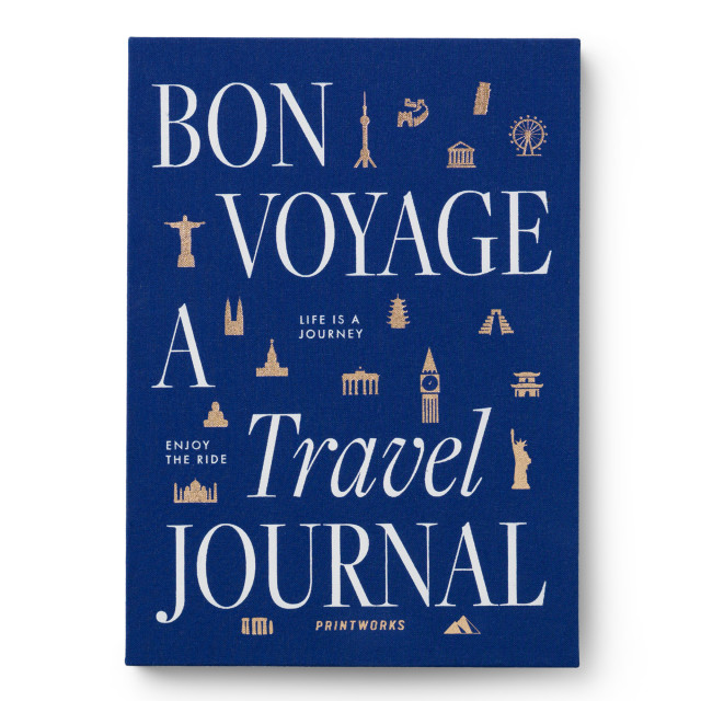 Printworks Bon Voyage Travel Journal angle