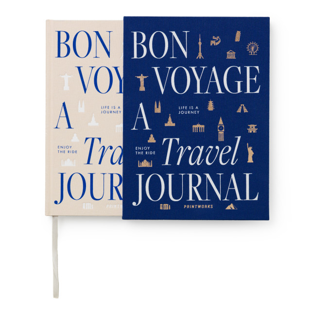 Printworks Bon Voyage Travel Journal angle
