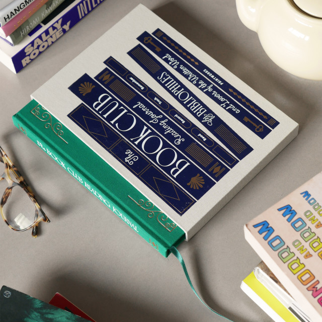 Printworks Book Club Reading Journal on the table
