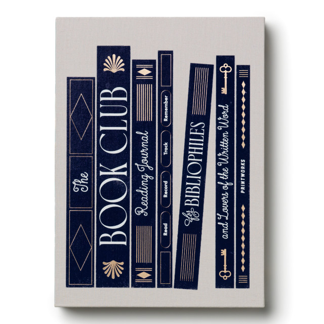 Printworks Book Club Reading Journal angle