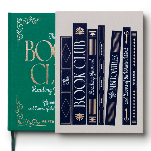 Printworks Book Club Reading Journal angle