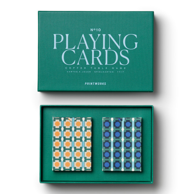 Printworks Classic Double Set of Playing Cards angle