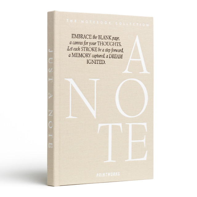 Printworks Just A Note Notebook - Beige