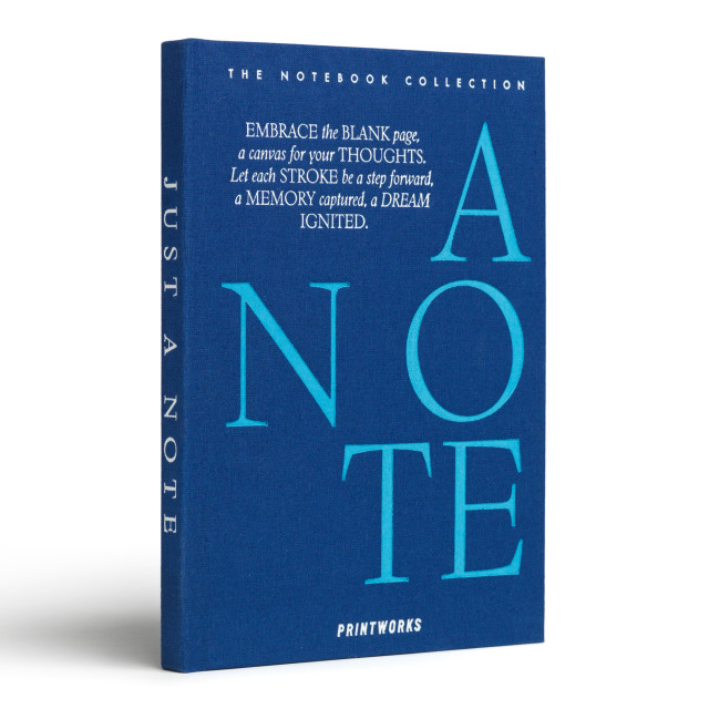 Printworks Just A Note Notebook - Blue