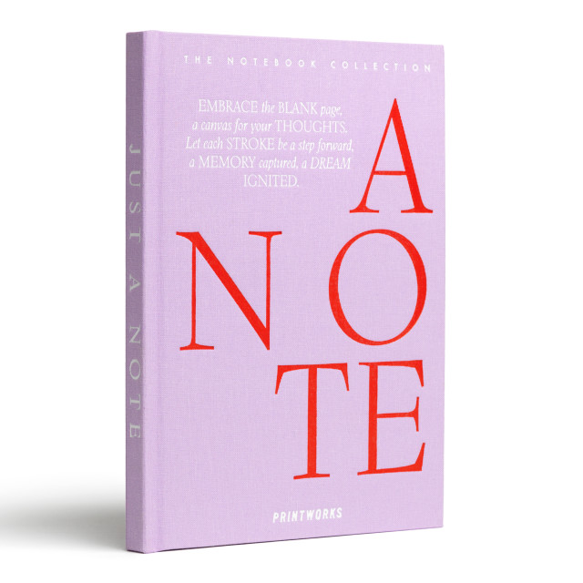 Printworks Just A Note Notebook - Pink