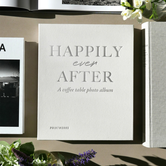 Printworks Happily Ever After Photo Album on the table