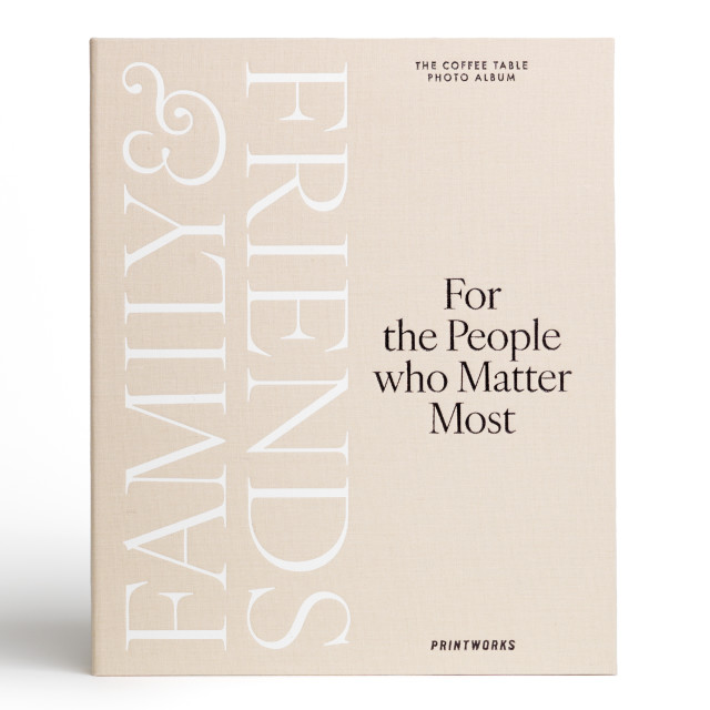 Printworks Family & Friends Blank Photo Album angle