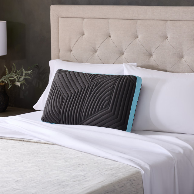 Malouf Ice Cloud & Omniphase Pillow on the bed