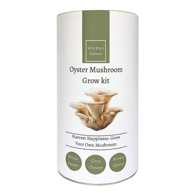 Wild Plum Growers White Oyster Mushroom Grow Kit