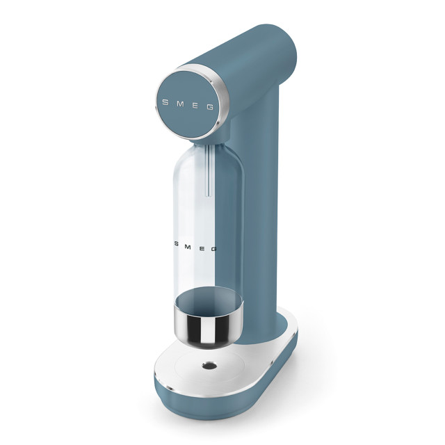 Smeg Soda Maker - Matte Storm Blue angle