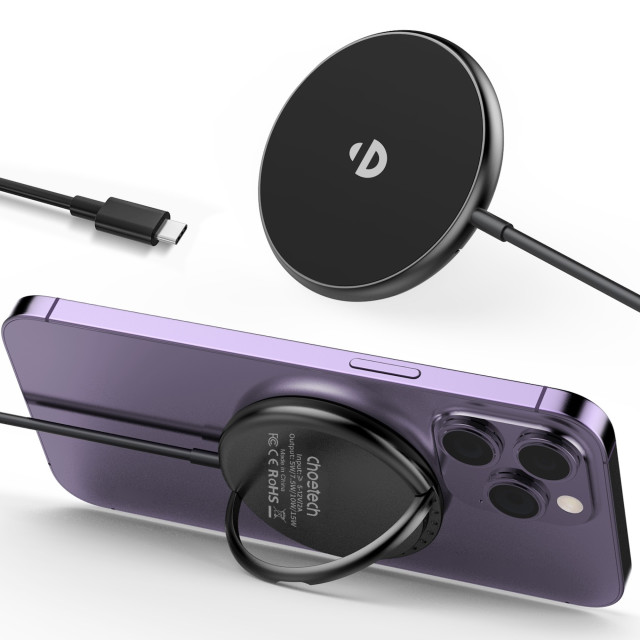 Choetech Fast Magnetic Charger With Stand, 15W detail