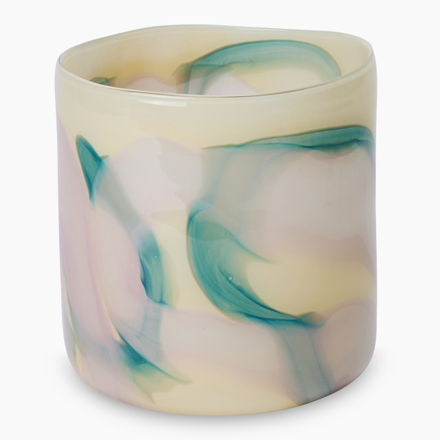 Thread Office Watercolour Flow Vase - Short