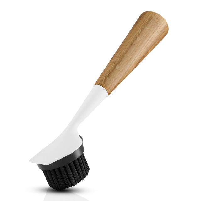 Eva Solo Oak Nylon Dish Brush - White angle