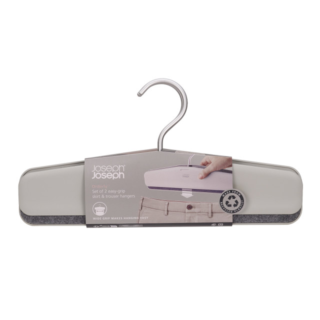 Joseph Joseph Orderly Trouser & Skirt Hangers, 2-Pack packaging