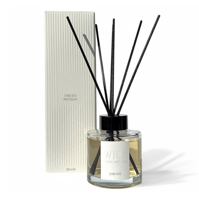 WICK Stone Rose Reed Diffuser, 200ml