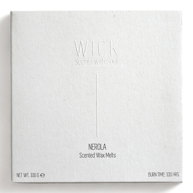 WICK Nerola Scented Wax Melts, 110g packaging
