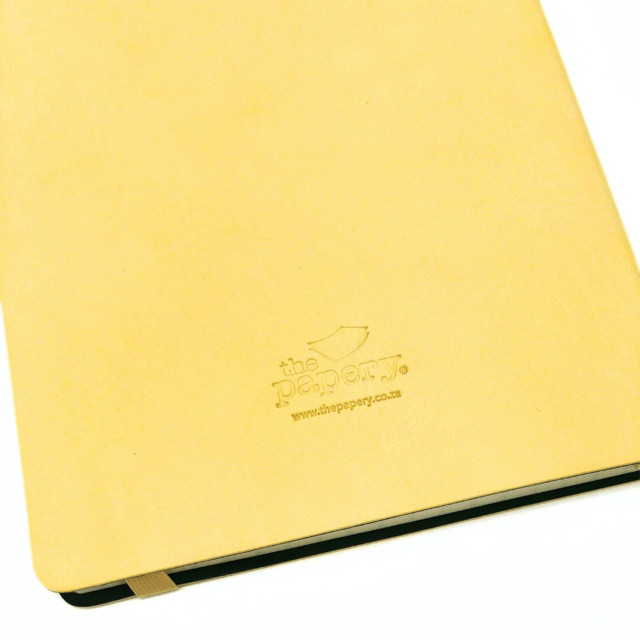 The Papery Flexi Softcover Lined Journal - Shortbread detail