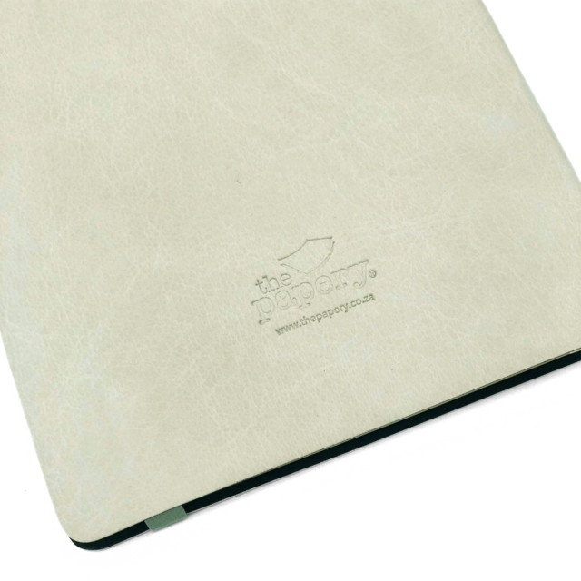 The Papery Flexi Softcover Lined Journal - Truffle detail