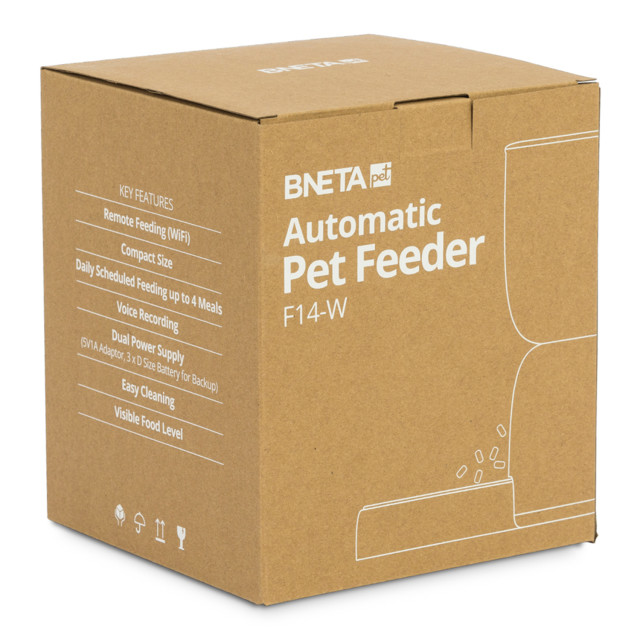 Bneta Automatic Wi-Fi Smart Pet Feeder packaging
