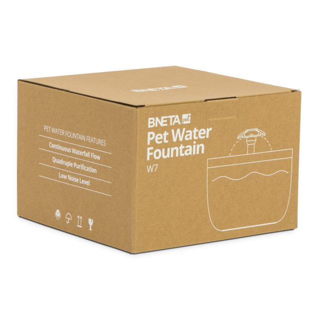 Bneta W7 Automated Pet Water Fountain, 2L packaging