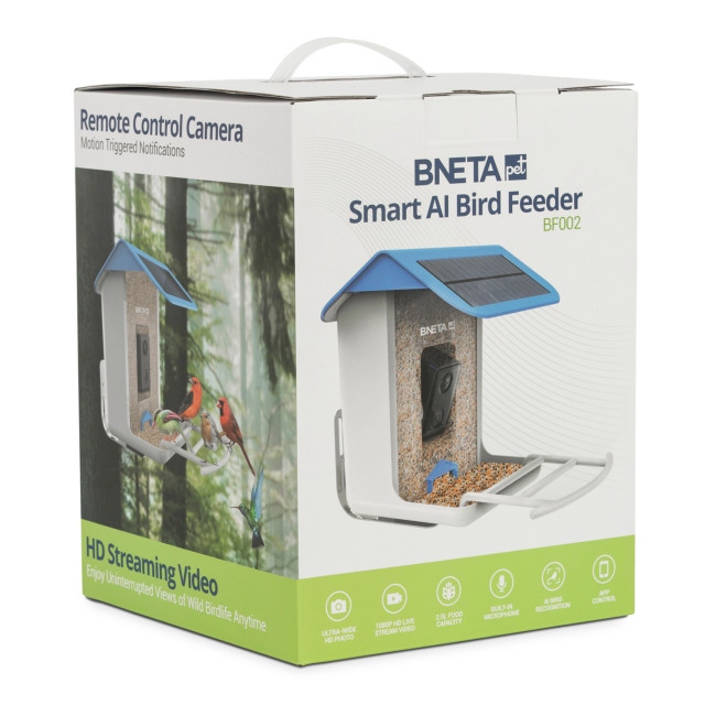 Bneta Smart Pet AI Bird Feeder packaging