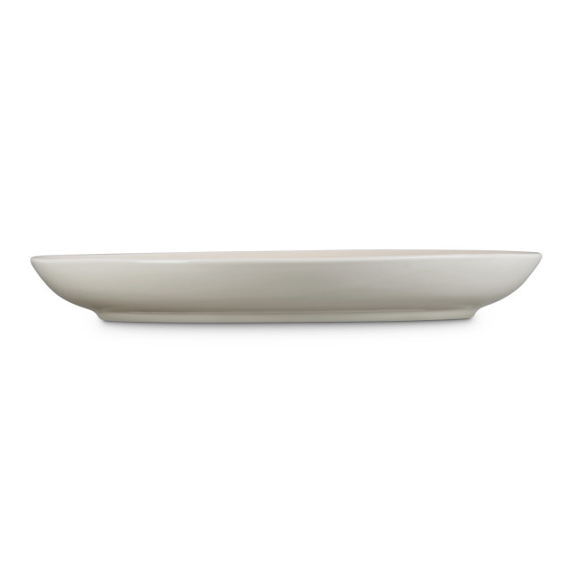 Le Creuset Jardin Relief Stoneware Side Plate, 22cm - Meringue angle