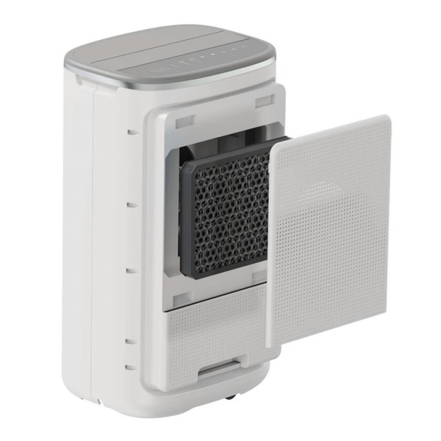 Crystal Aire Desiccant Dehumidifier, 8L angle