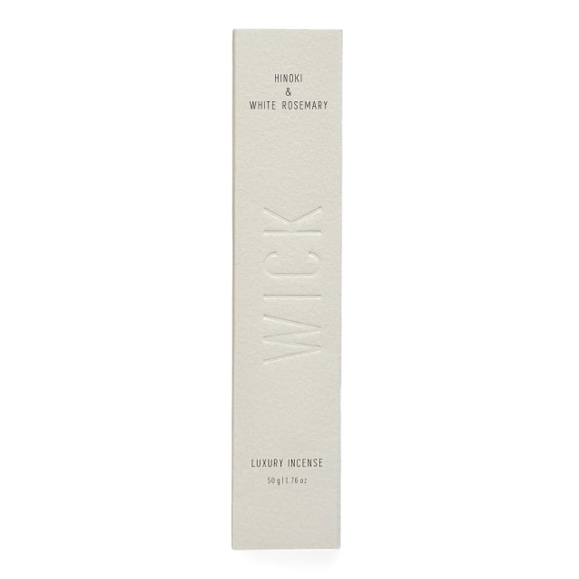 WICK Hinoki & White Rosemary Incense, 15-Piece