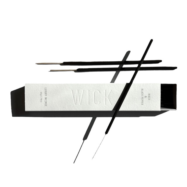 WICK Birch & Black Pepper Luxury Incense, 15-Piece