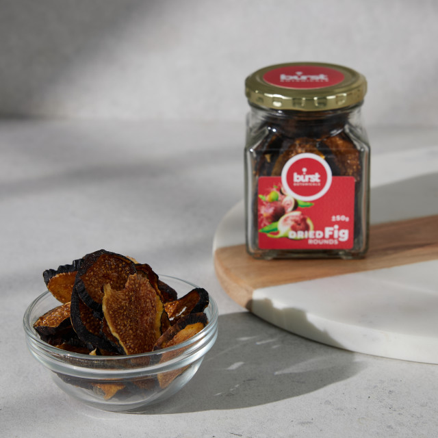 Burst Botanicals Dried Fig Rounds, 50g